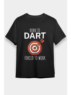 Darkhane Dart Siyah Unisex Tişört T-Shirt