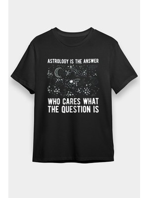 Darkhane Astrolog Siyah Unisex Tişört T-Shirt