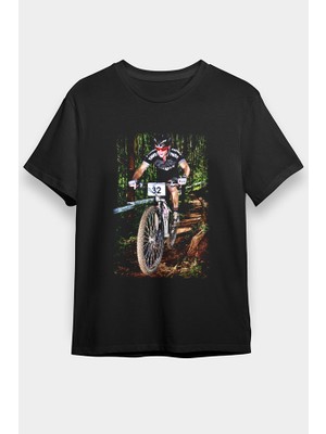 Darkhane Bisiklet Siyah Unisex Tişört T-Shirt