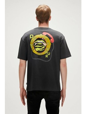 Bad Bear Day Dream 0 Yaka Erkek Tshirt - Lacivert