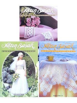 Altın Başak Dantel İplikleri 3 Kitap