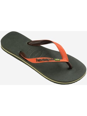 Havaianas Parmak Arası Terlik Brasil Mix Mix Olive Green/sunset Orange