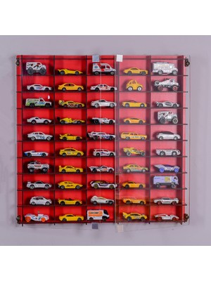 Klasik Pleksi Kapak 1/64 Matchbox Oyuncak Hobi Koleksiyon Model,akrilik Kapaklı Araba Rafı 50 cm 5