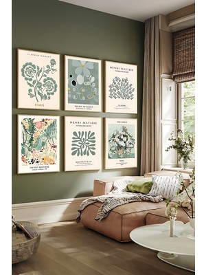 Artavessa 6 Parça Çerçeve Görünümlü Mdf Tablo Seti