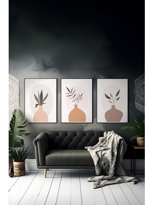 Artavessa 3 Parça Çerçeve Görünümlü Mdf Tablo Seti