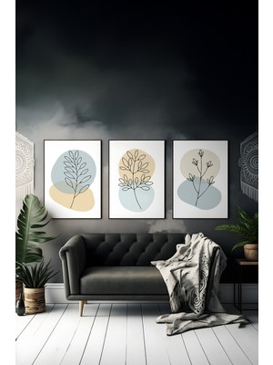 Artavessa 3 Parça Çerçeve Görünümlü Mdf Tablo Seti