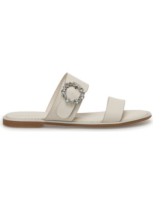 Incı Alexa 4fx Bej Kadın Düz Terlik