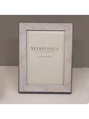 Setabianca 13 x 18 cm Çerçeve Gri Sedef