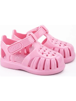 Igor S10311-010 Tobby Gloss Pembe Bebek Sandalet Kız Çocuk İçin Rahat ve Şık Tasarım