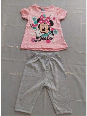 Neat Kids Kız Çocuk Minnie Pantolon Tişört Takım 2 Parça