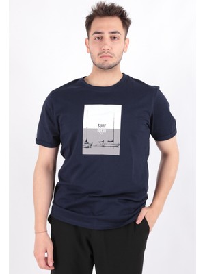 Cazador 4076 Erkek Bisiklet Yaka T-Shirt