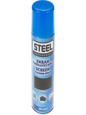 Steel Ekran Temizleyici Sprey 200ML CK-3278 3278-ERPİLSAN