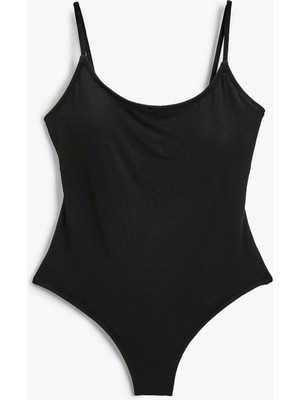 Koton Basic Mayo Ince Askılı U Yaka Kaplı