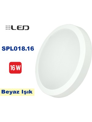 No-vo 16W LED Glob Tavan Armatürü - Beyaz Kasa