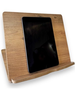 Ceren Wooden Ahşap Tablet Bilgisayar Standı Tablet Tutucu Telefon Tutucu