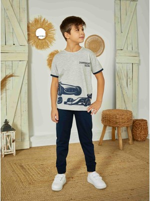 Weweus Erdem Weweus Gri Erkek Çocuk Pijama Takımı 820