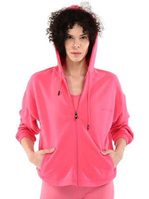 Sportive Piena Kadın Pembe Günlük Stil Sweatshirt 24YKTL13D21-PMB