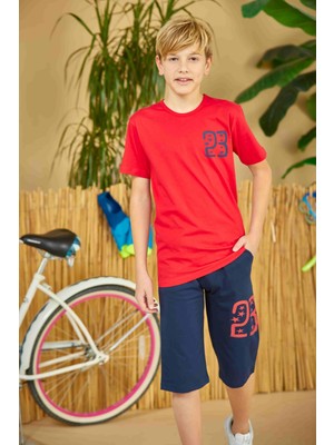 Weweus Erdem Weweus Kırmızı Erkek Çocuk Pijama Takımı 814