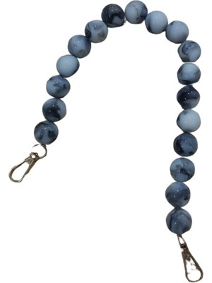 P Parla Çanta Askısı 40 cm Akrilik Yuvarlak Füme