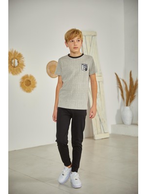 Weweus Erdem Weweus Gri Erkek Çocuk Pijama Takımı 813