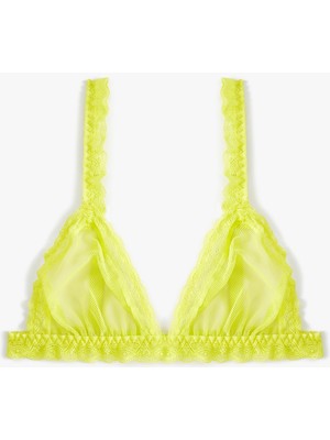 Koton Dolgusuz Balensiz Sütyen Kapsız Fırfırlı Tül