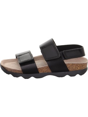 Superfit Jellies Kız Çocuk Siyah Mantar Soft Tabanlı Sandalet 000133-0000