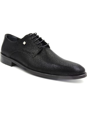 Fosco 8003 Mr Içi Dışı Hakiki Deri Erkek Klasik Neolit Ayakkabı Siyah