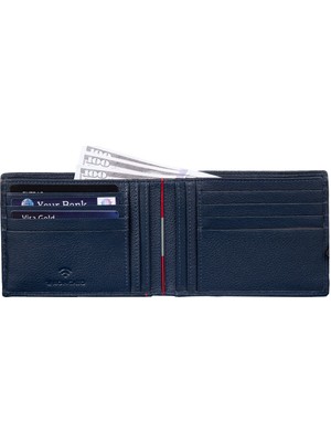 Roncato Erkek Cüzdan & Kartlık 41263223 Roncato Men's Wallet Boston Wallet Navy