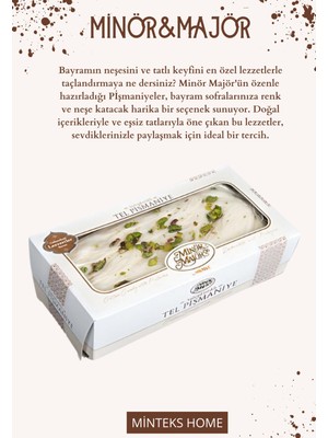Minteks M-M 200 Gr Tel Pişmaniye Antep Fıstıklı
