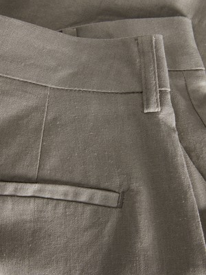 Jack & Jones Pileli Keten Chino Şort - Cimberly