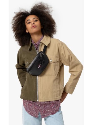 Eastpak Springer Glossy Black Bel Çantası