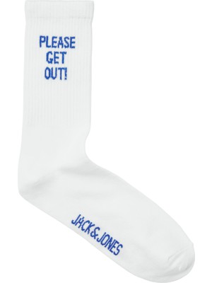 Jack & Jones Jacstate Tennıs Socks 5 Pack Erkek Beyaz Çorap 12252098-01