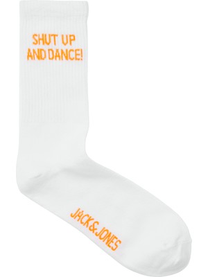 Jack & Jones Jacstate Tennıs Socks 5 Pack Erkek Beyaz Çorap 12252098-01