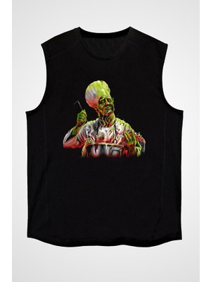 Darkhane Aşçı Şef Chef Siyah Unisex Kolsuz Tişört Kesik Kol T-Shirt