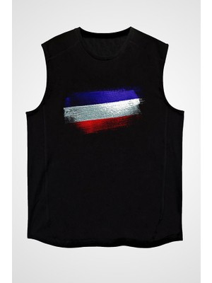 Darkhane Los Altos Siyah Unisex Kolsuz Tişört Kesik Kol T-Shirt