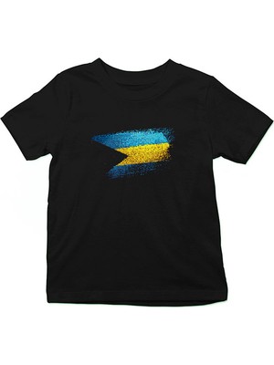 Darkhane Bahamalar - Bahamas Siyah Unisex Çocuk Tişört T-Shirt