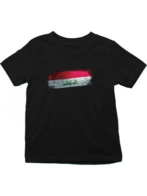 Darkhane Irak - Iraq Siyah Unisex Çocuk Tişört T-Shirt