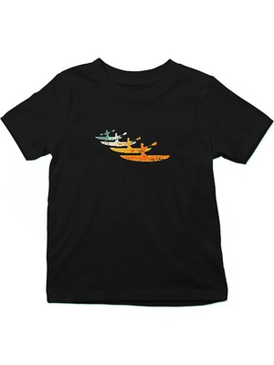 Darkhane Kano Siyah Unisex Çocuk Tişört T-Shirt