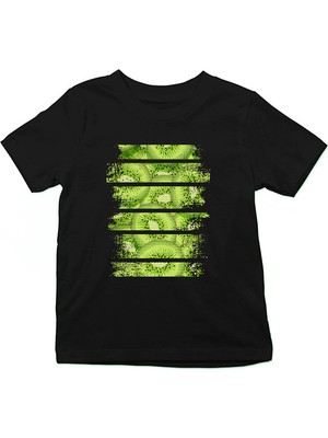 Darkhane Kivi Siyah Unisex Çocuk Tişört T-Shirt