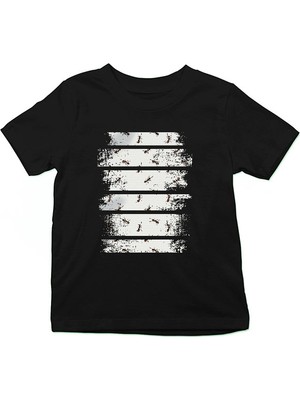 Darkhane Çalışkan Karınca Siyah Unisex Çocuk Tişört T-Shirt