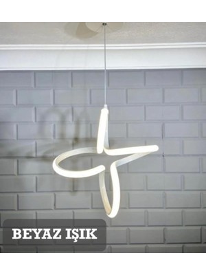 Home Modern Sarkıt LED Avize Beyaz Kasa Beyaz Işık Antre,hol,çocuk-Yatak Odası