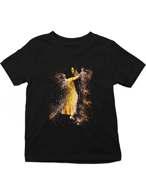 Darkhane Tango Siyah Unisex Çocuk Tişört T-Shirt