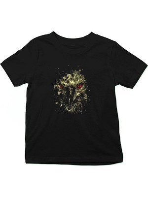 Darkhane Dağan Siyah Unisex Çocuk Tişört T-Shirt