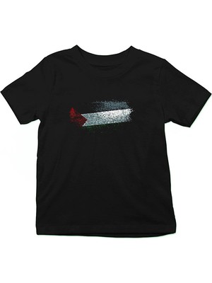 Darkhane Filistin - Palestine Siyah Unisex Çocuk Tişört T-Shirt
