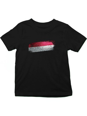 Darkhane Yemen Siyah Unisex Çocuk Tişört T-Shirt