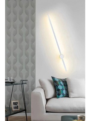 Home Modern Dekoratif LED Duvar Aplik 70 cm Günışığı Beyaz Kasa 1 Adet