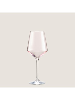 Chakra Flowers Mood Beyaz Şarap Kadehi Pudra