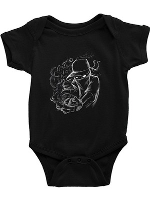 Darkhane Grafiti Sanatçısı Siyah Unisex Bebek Body - Zıbın