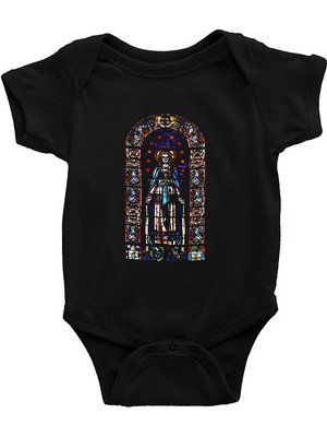 Darkhane Notre Dame Katedrali Siyah Unisex Bebek Body - Zıbın