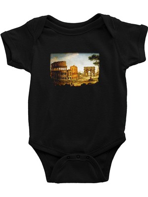 Darkhane Konstantin Takı Siyah Unisex Bebek Body - Zıbın